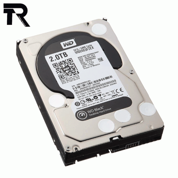 HDD 2TB W.D BLACK کارکرده