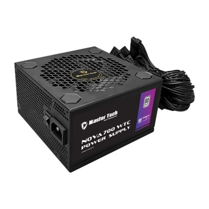 منب تغذیه کامپیوتر مسترتک مدل NOVA 700 WTC 80 Plus White توان 700 وات