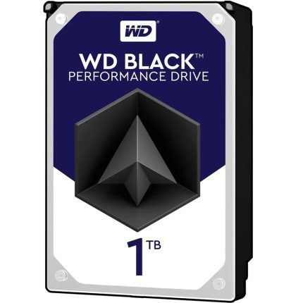 حافظه HDD اینترنال وسترن دیجیتال مدل مشکی ظرفیت 1 ترابایت استوک