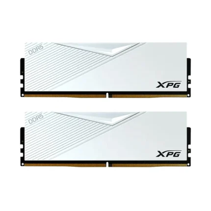 رم دسکتاپ دو کاناله ای دیتا مدل XPG LANCER WHITE 16Gx2 5200MHz CL38 DDR5 ظرفیت 32 گیگابایت استوک