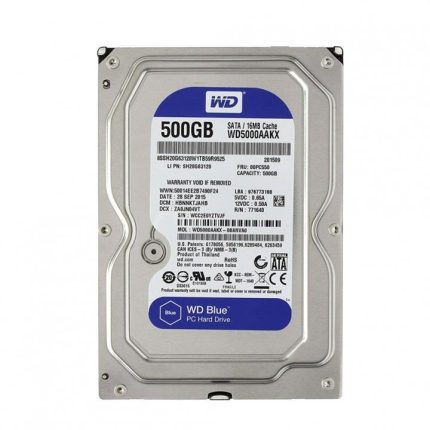 هارد HDD اینترنال وسترن دیجیتال آبی مدل WD5000AAKX ظرفیت 500 گیگابایت استوک