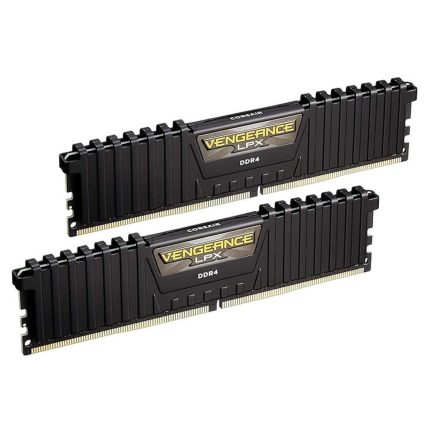 رم دسکتاپ دو کاناله کورسیر مدل 3200mhz CL16 Vengeance LPX DDR4 ظرفیت ۶۴ گیگابایت استوک