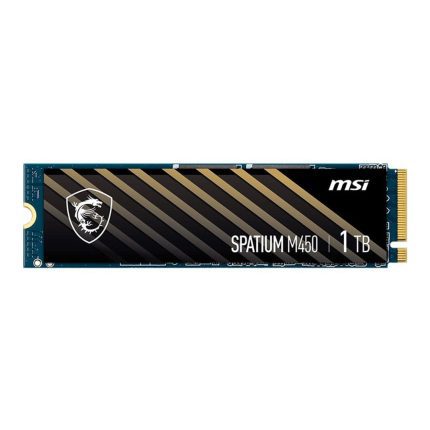 حافظه اس‌ اس‌ دی اینترنال ام اس آی مدل Spatium M450 M.2 2280 NVMe ظرفیت 1 ترابایت