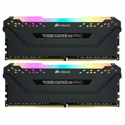 رم کامپیوتر کورسیر دو کاناله Vengeance RGB Pro حافظه 64 گیگابایت DDR4