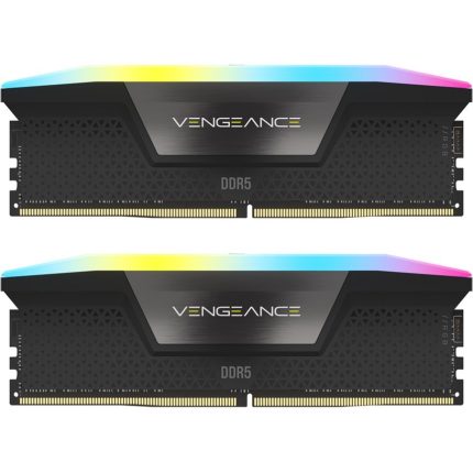 رم دسکتاپ DDR5 دو کاناله 5200 مگاهرتز CL40 کورسیر مدل VENGEANCE RGB ظرفیت 32 گیگابایت