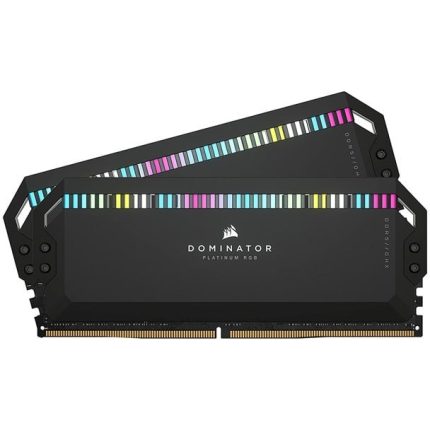 رم دسکتاپ DDR5 دو کاناله 5600 مگاهرتز CL40 کورسیر مدل Dominator Platinum RGB ظرفیت 64 گیگابایت