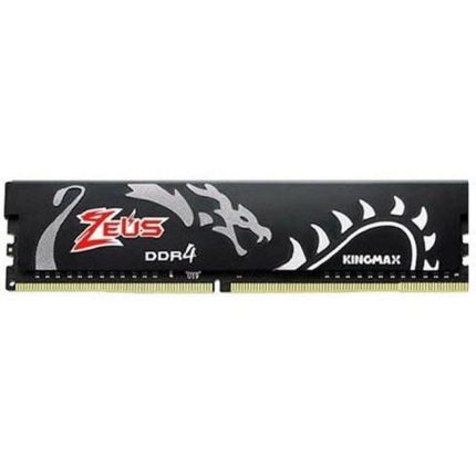 رم کامپیوتر کینگ مکس تک کاناله Zeus Dragon فرکانس DDR4 3200mhz تایمینگ CL16 حافظه 16 گیگابایت استوک