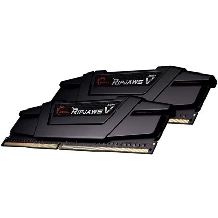 رم کامپیوتر جی اسکیل دو کاناله DDR4 مدل Ripjaws V فرکانس 3200mhz تاخیر CL16 حافظه 32 گیگابایت