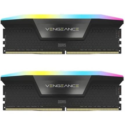 رم کورسیر دو کاناله مدل Vengeance RGB فرکانس 6000 مگاهرتز DDR5 تایمینگ CL40 حافظه 64 گیگابایت