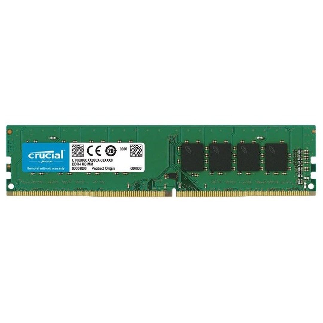 1 رم کامپیوتر کروشیال تک کاناله DDR4 مدل CT32 فرکانس 3200mhz تایمینگ CL22 حافظه 32 گیگابایت