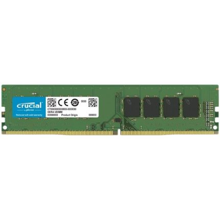 رم کامپیوتر کروشیال تک کاناله DDR4 مدل CT16 فرکانس 3200mhz تایمینگ CL22 حافظه 16 گیگابایت