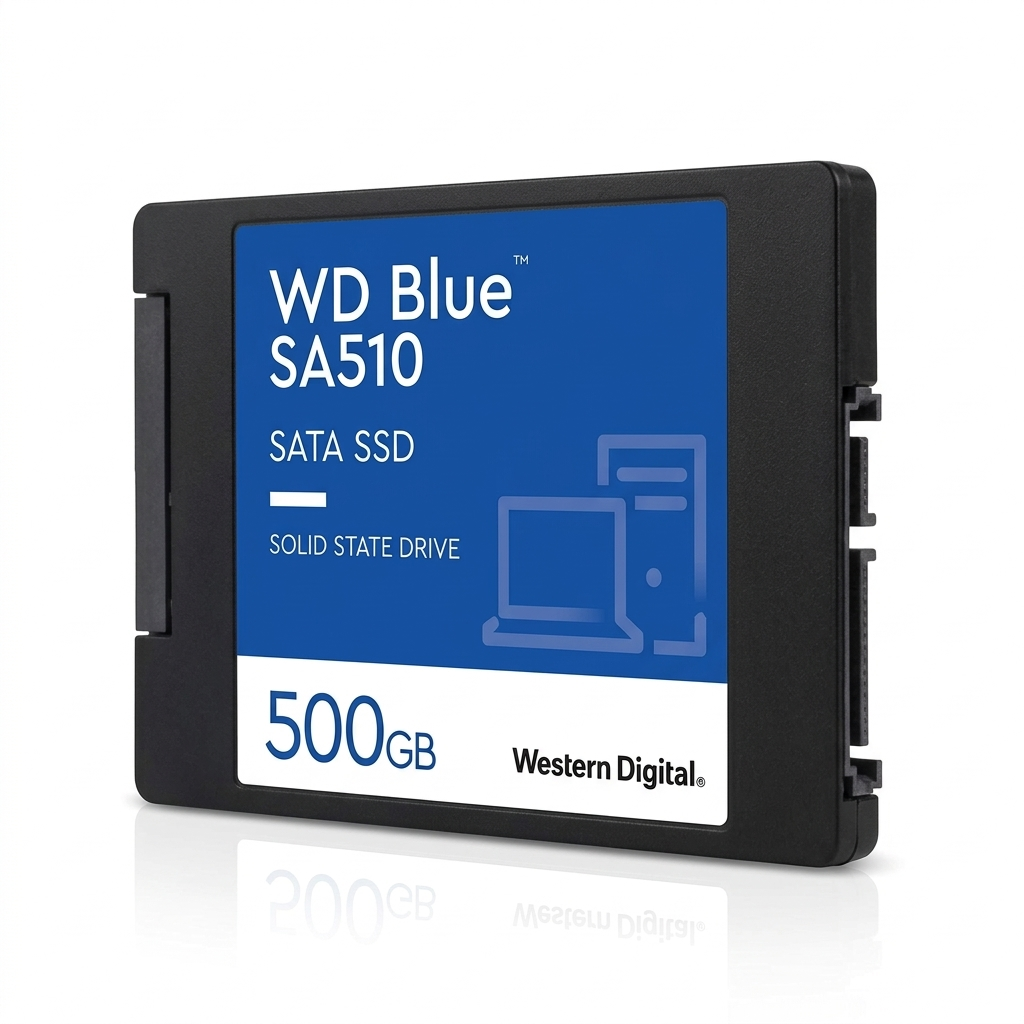 اس اس دی اینترنال وسترن دیجیتال مدل WD Blue SA510 ظرفیت 500 گیگابایت با گارانتی اصلی سازگار، سهربع اس اس دی اینترنال وسترن دیجیتال مدل WD Blue SA510 ظرفیت 500 گیگابایت با گارانتی اصلی سازگار، سهربع جلو