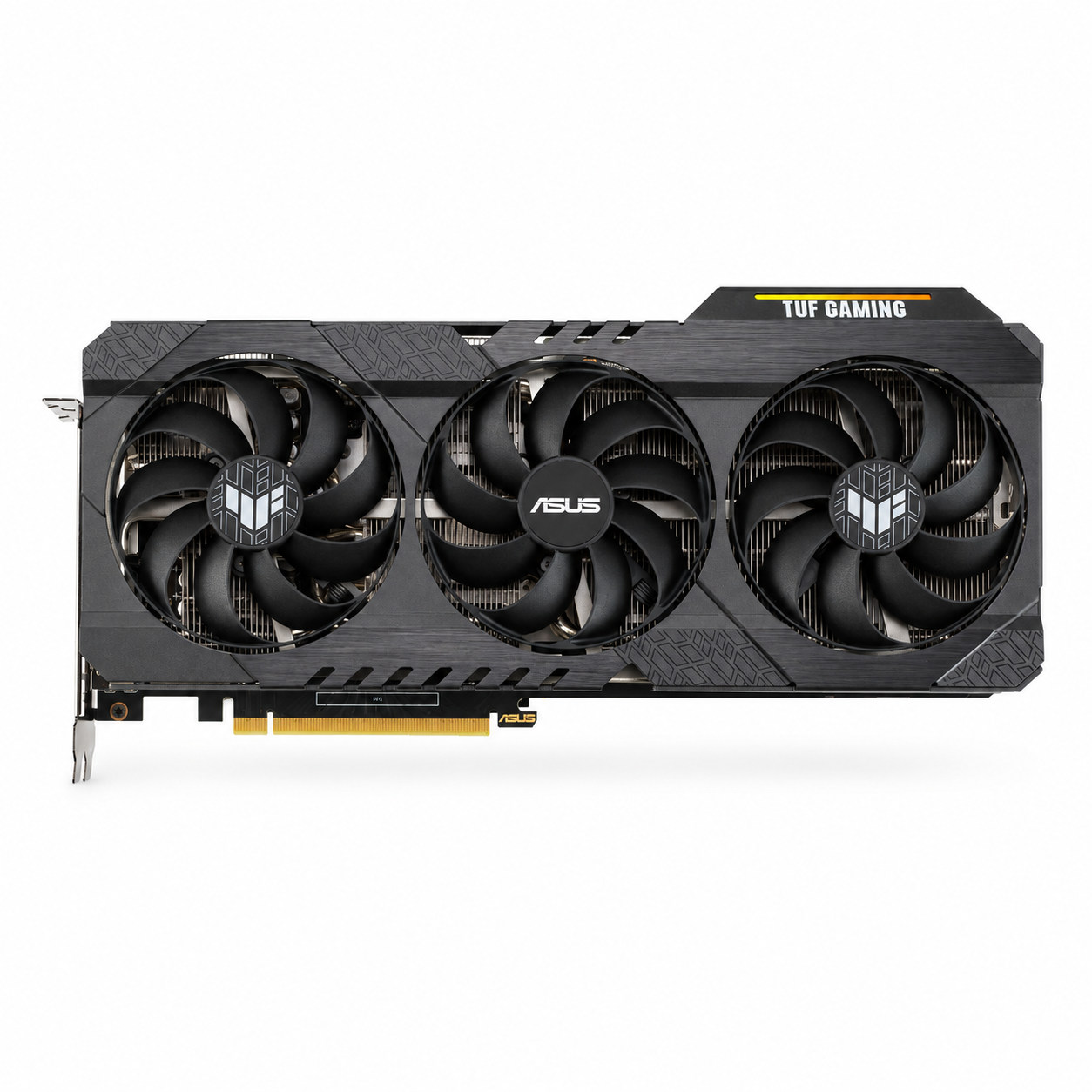 کارت گرافیک ایسوس TUF Gaming RTX 3060 12GB GDDR6 استوک با پسزمینه سفید کارت گرافیک ایسوس TUF Gaming RTX 3060 12GB GDDR6 استوک با پسزمینه سفید