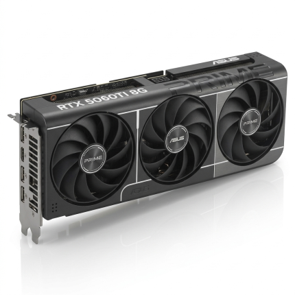 کارت گرافیک ایسوس مدل Asus PRIME RTX 5060 Ti 8GB، سه‌ربع جلو